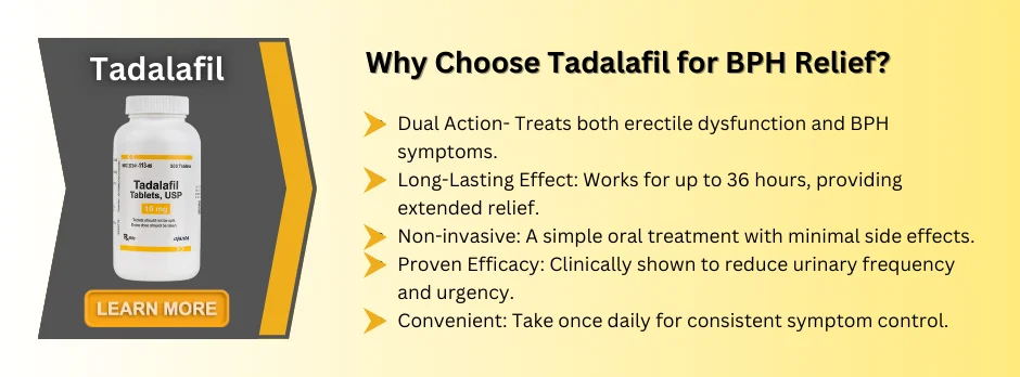 Tadalafil For BPH