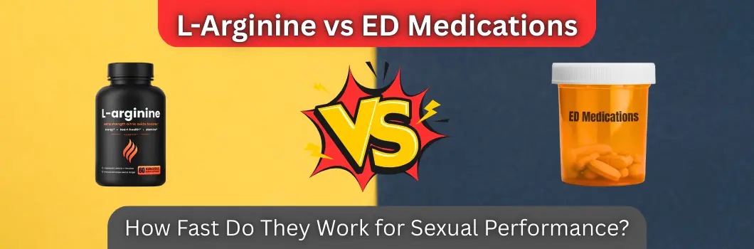 L-Arginine vs ED Medications